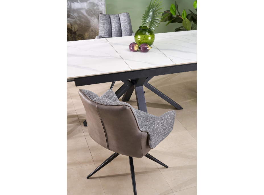 Jídelní otočná židle K579 - popelavě šedá