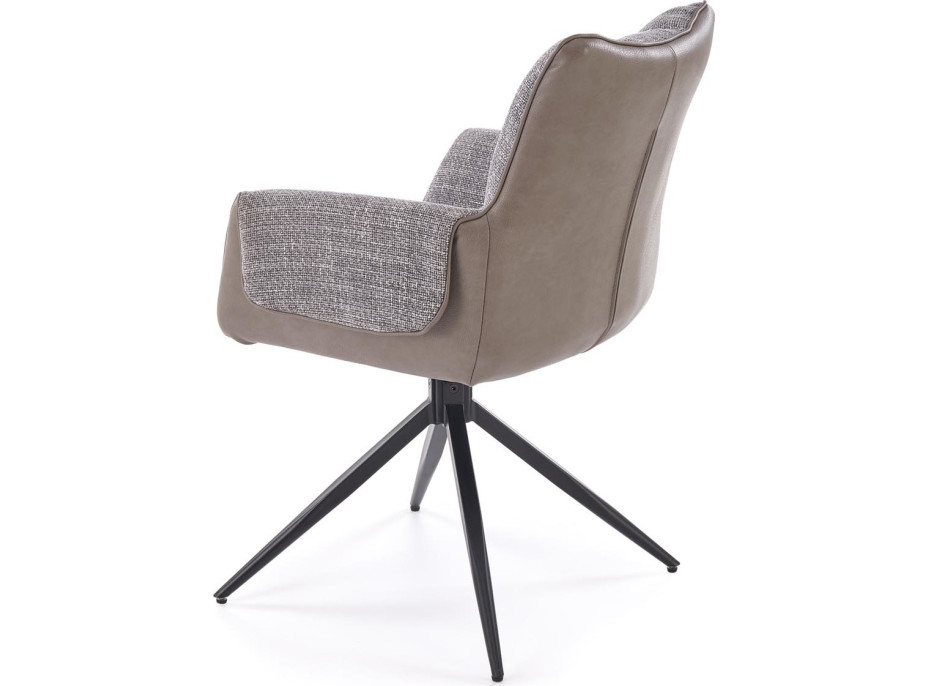 Jídelní otočná židle K579 - popelavě šedá