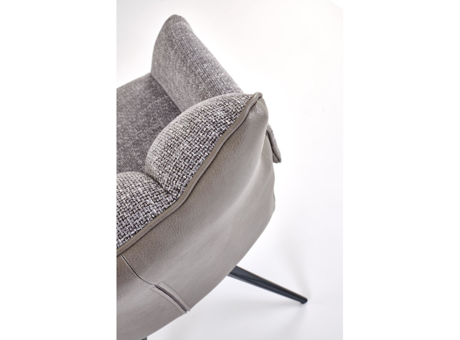 Jídelní otočná židle K579 - popelavě šedá