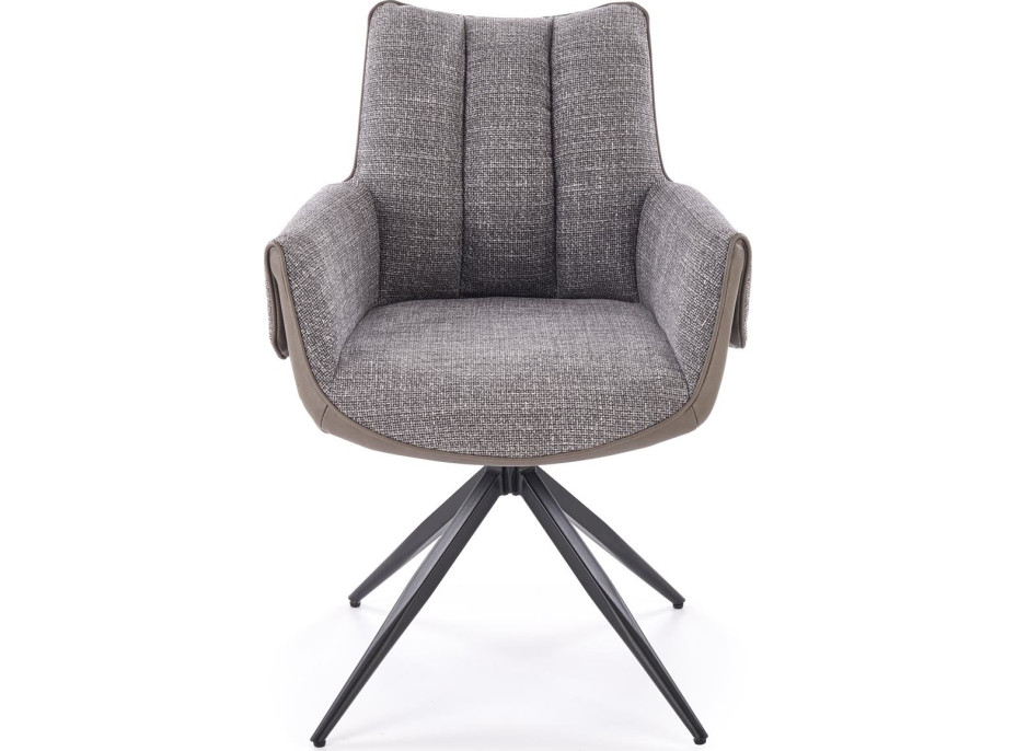 Jídelní otočná židle K579 - popelavě šedá