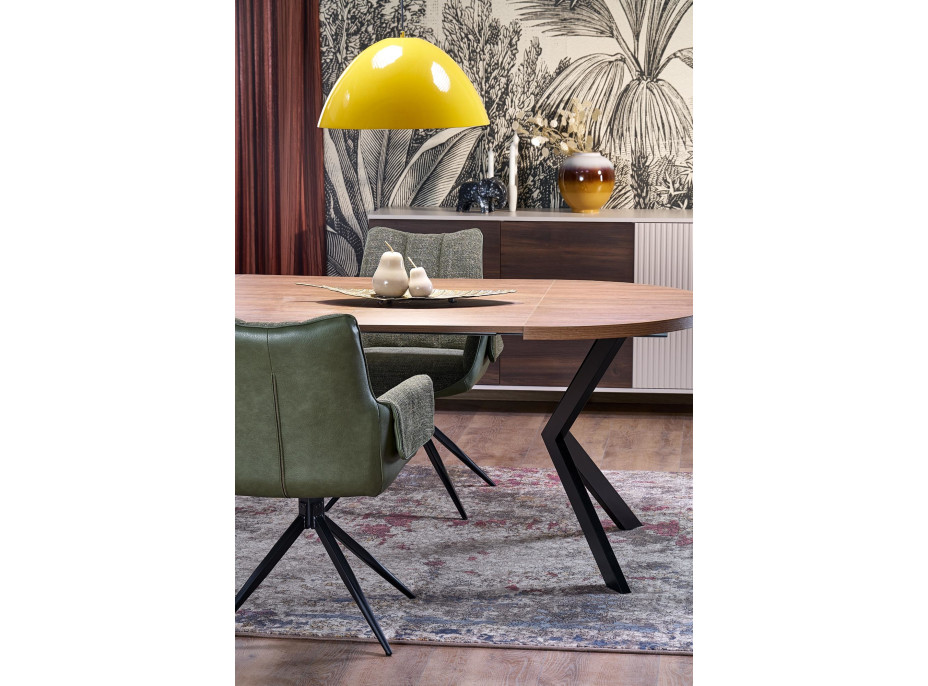 Jídelní otočná židle K579 - zelená