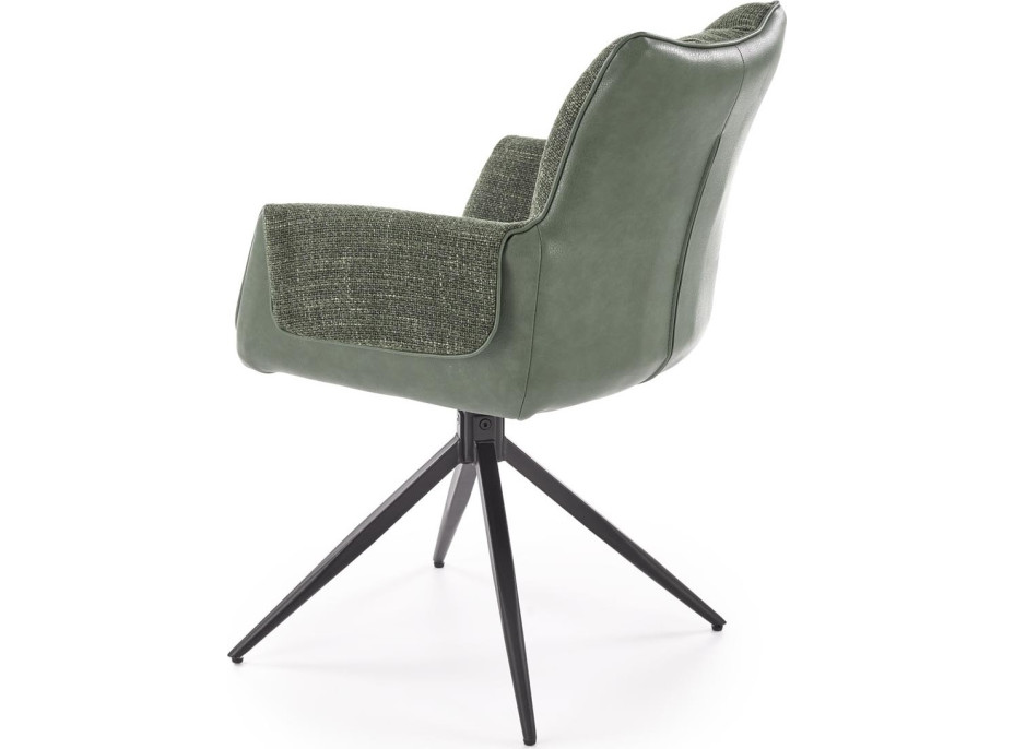 Jídelní otočná židle K579 - zelená