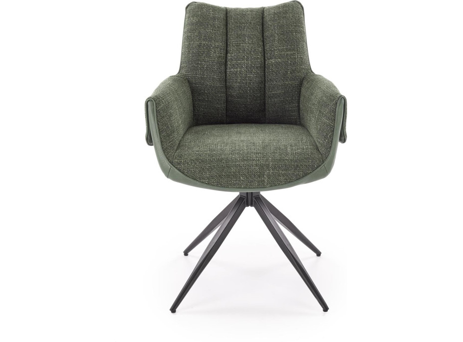 Jídelní otočná židle K579 - zelená