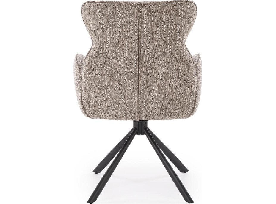 Jídelní otočná židle K571 - tmavě béžová