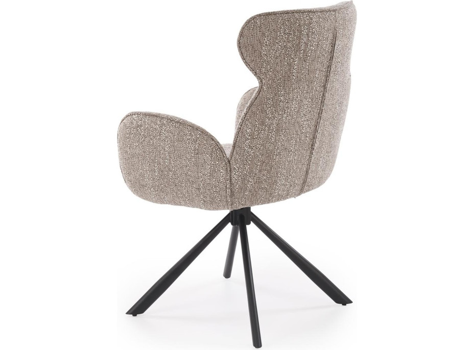 Jídelní otočná židle K571 - tmavě béžová