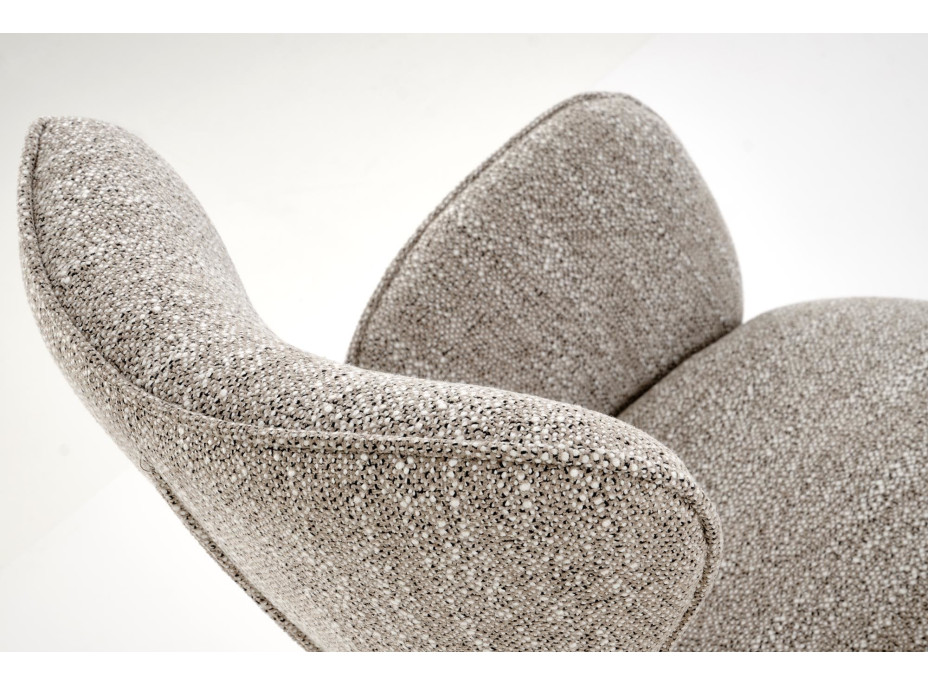 Jídelní otočná židle K571 - tmavě béžová