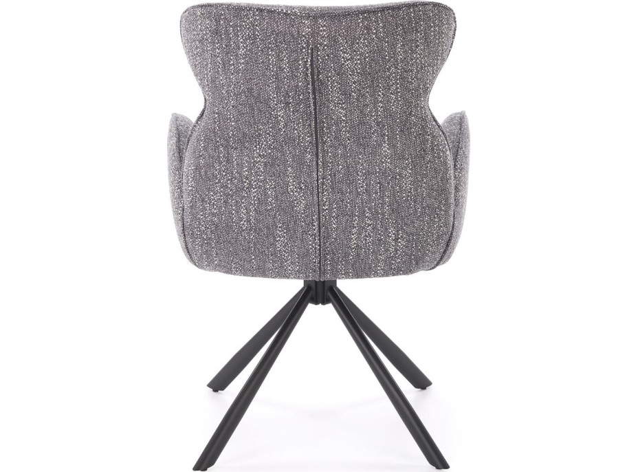 Jídelní otočná židle K571 - popelavě šedá