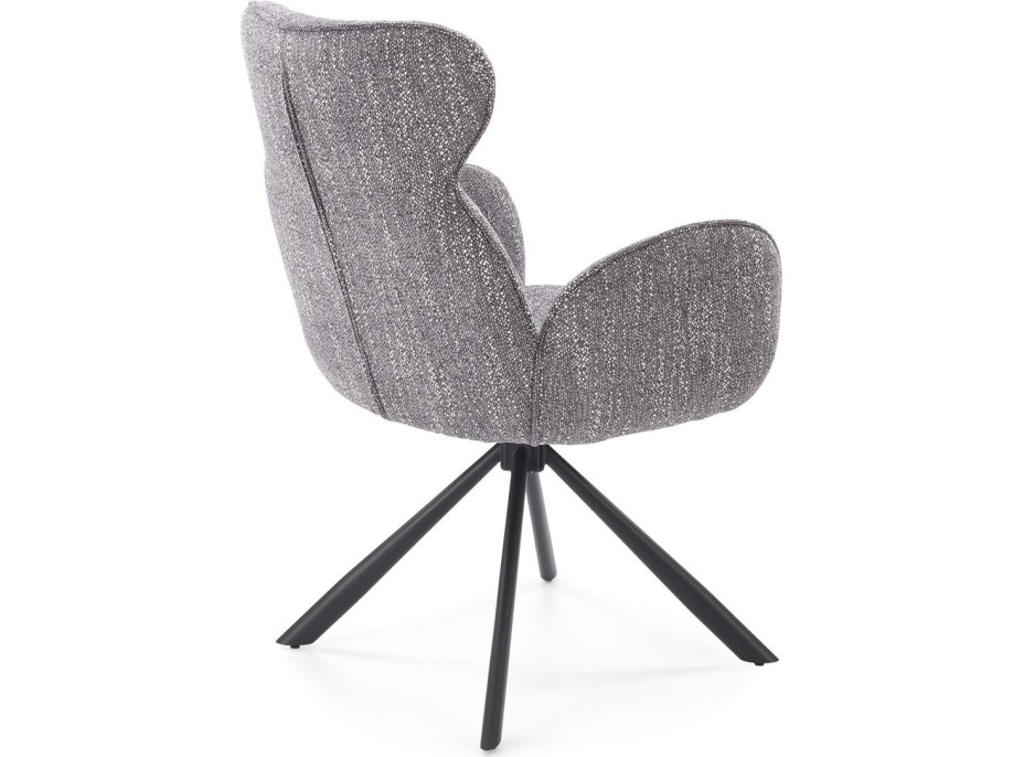 Jídelní otočná židle K571 - popelavě šedá