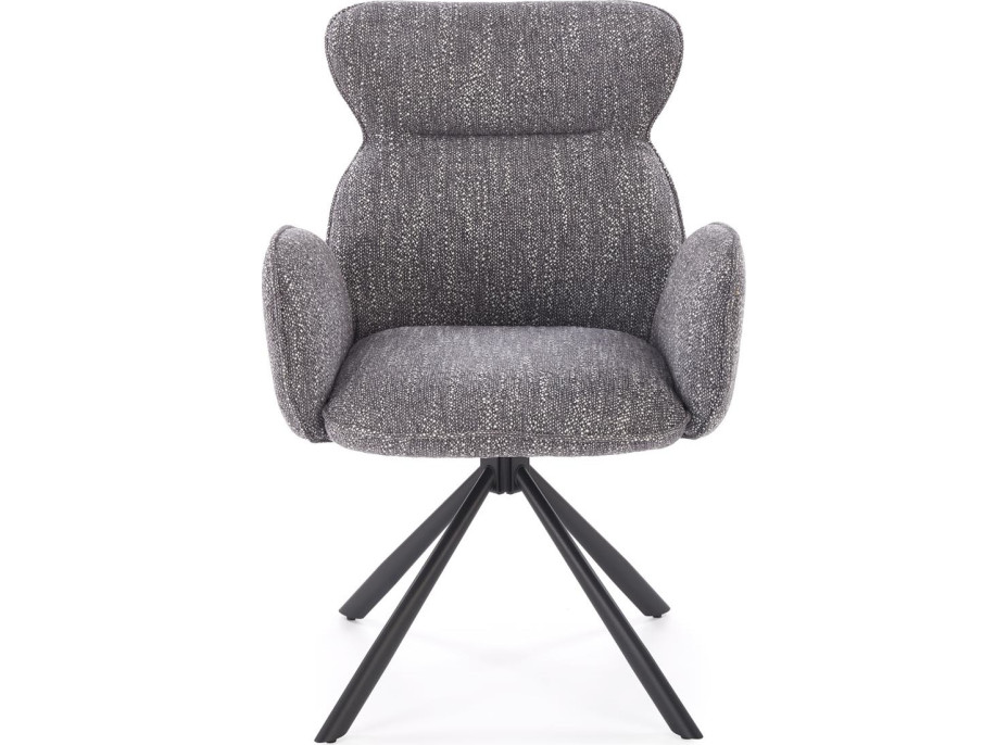 Jídelní otočná židle K571 - popelavě šedá