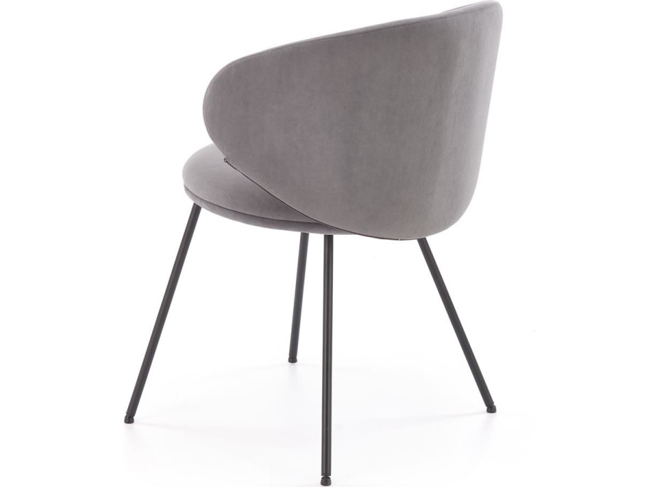 Jídelní židle K-587 - popelavě šedá