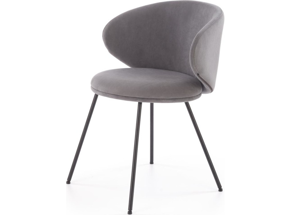 Jídelní židle K-587 - popelavě šedá