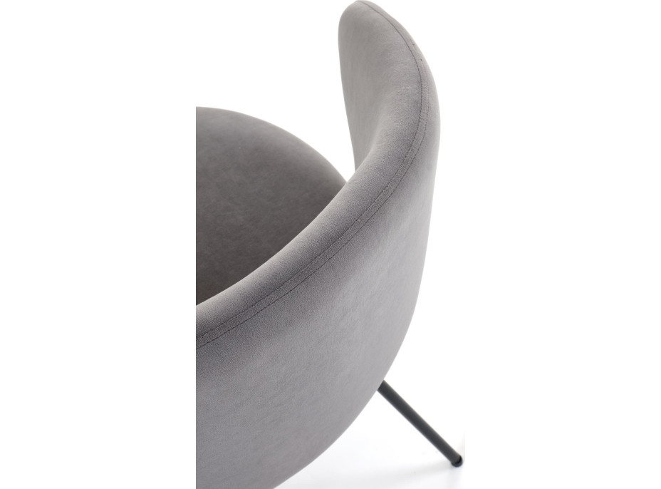 Jídelní židle K-587 - popelavě šedá