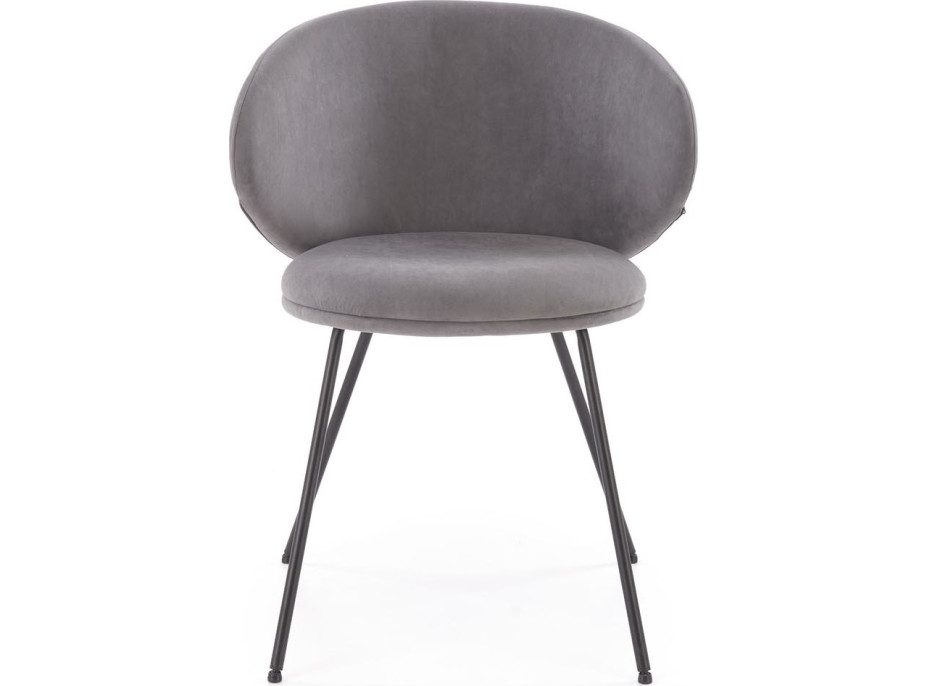 Jídelní židle K-587 - popelavě šedá