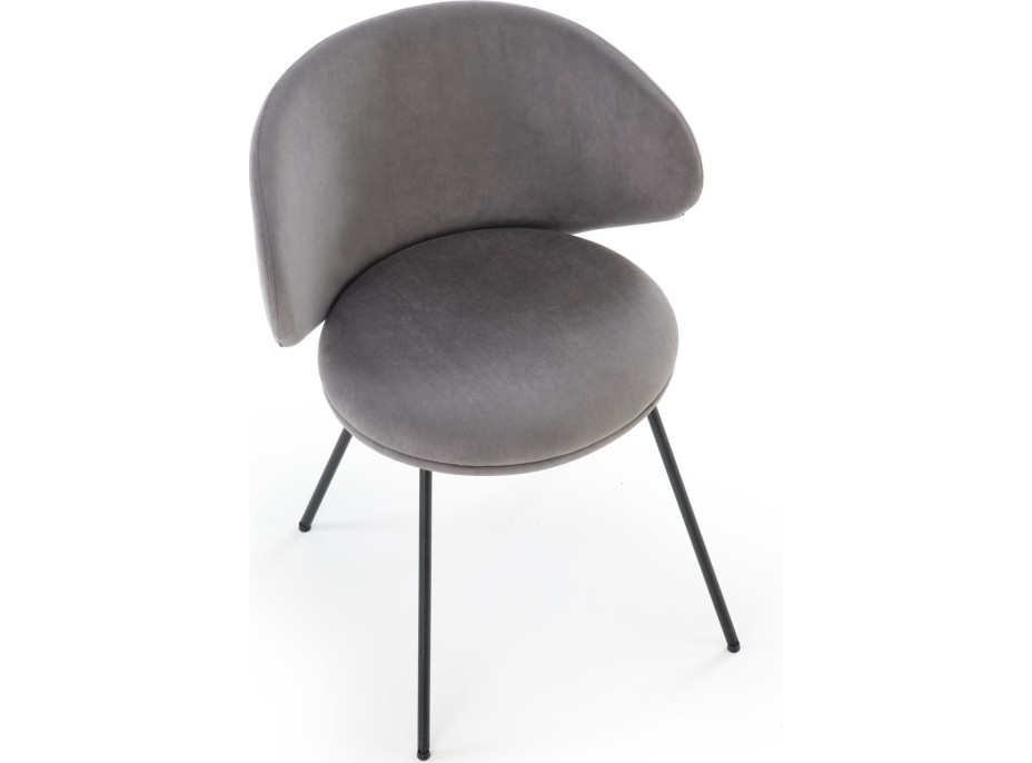 Jídelní židle K-587 - popelavě šedá