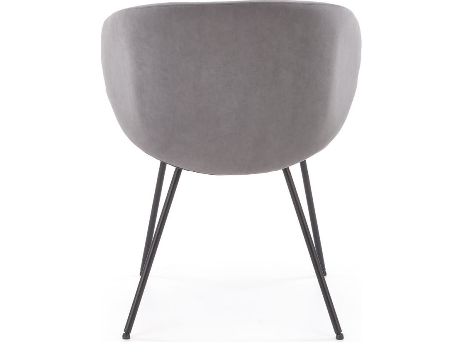 Jídelní židle K-587 - popelavě šedá