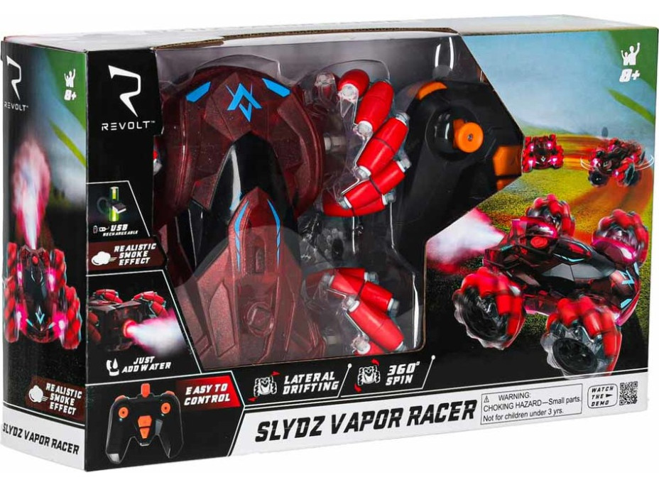 RC driftovací off-roadové auto REVOLT Slydz Vapor Racer 360 - červené