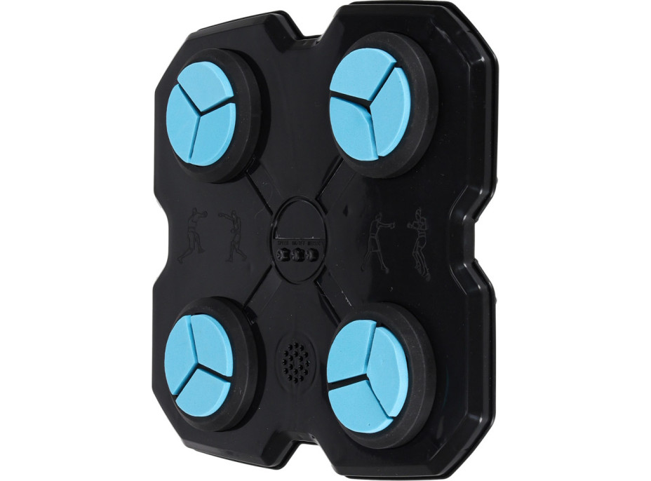 Boxerský nástěnný trenažér KX3006 s hudbou, LED a USB + rukavice