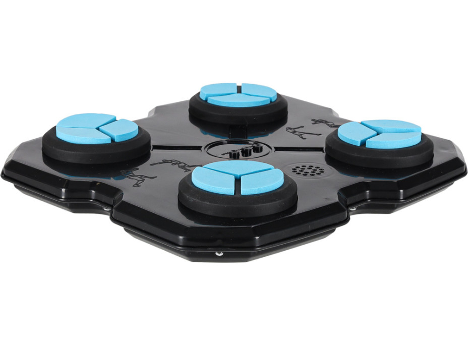 Boxerský nástěnný trenažér KX3006 s hudbou, LED a USB + rukavice