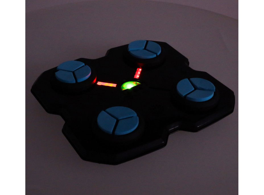 Boxerský nástěnný trenažér KX3006 s hudbou, LED a USB + rukavice