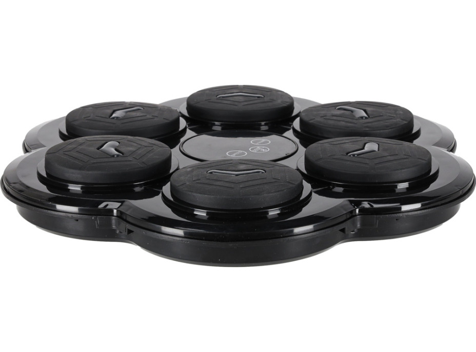 Boxerský nástěnný trenažér KX3007 s hudbou, LED a USB + rukavice