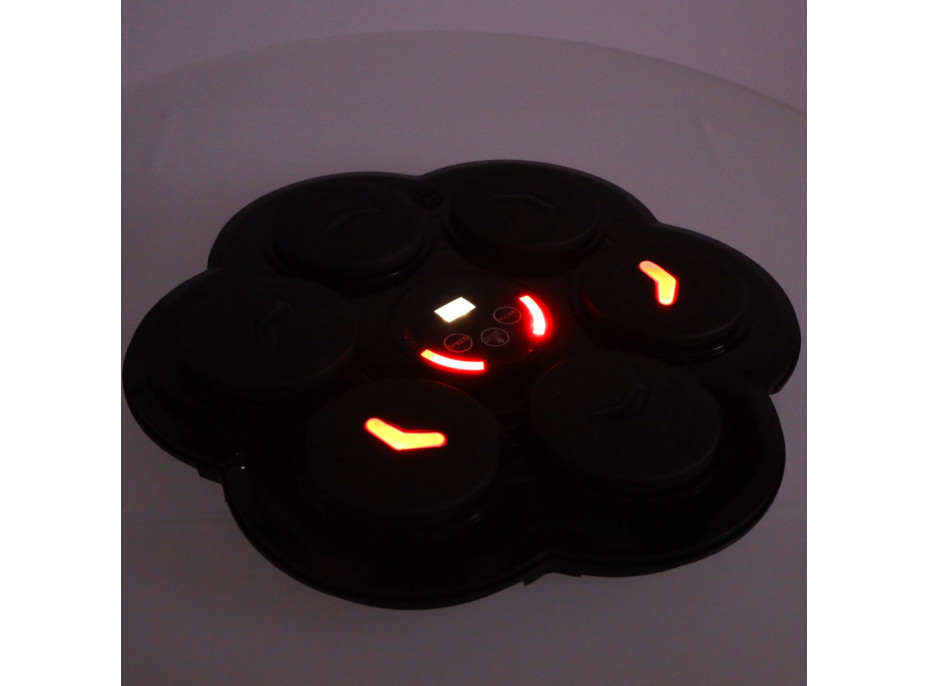 Boxerský nástěnný trenažér KX3007 s hudbou, LED a USB + rukavice