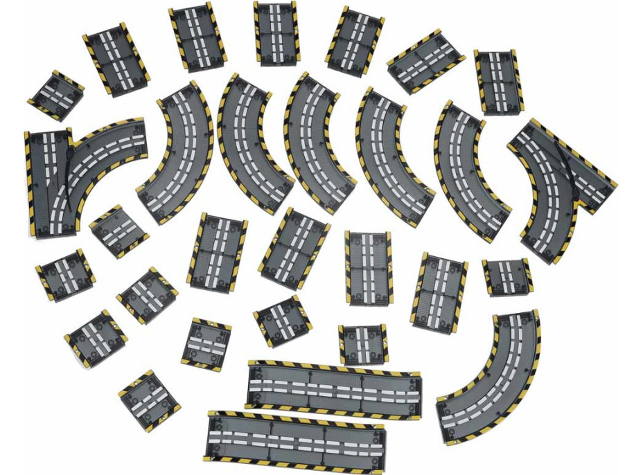 Magnetická závodní dráha - 2 svítící vozidla - 310 prvků