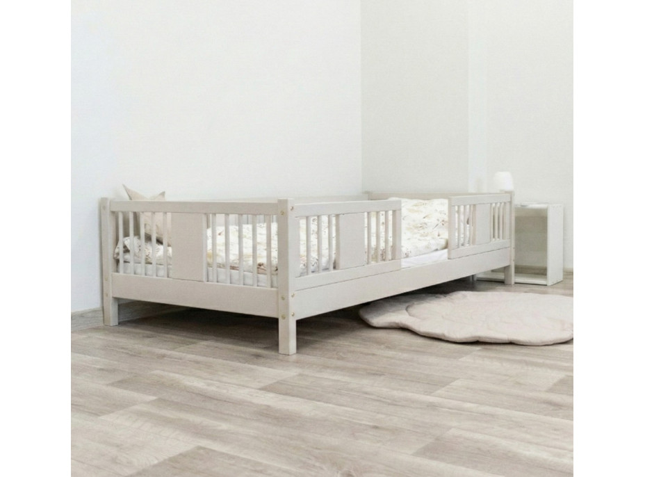 Dětská postel z masivu borovice LUNA 10 - 160x80 cm