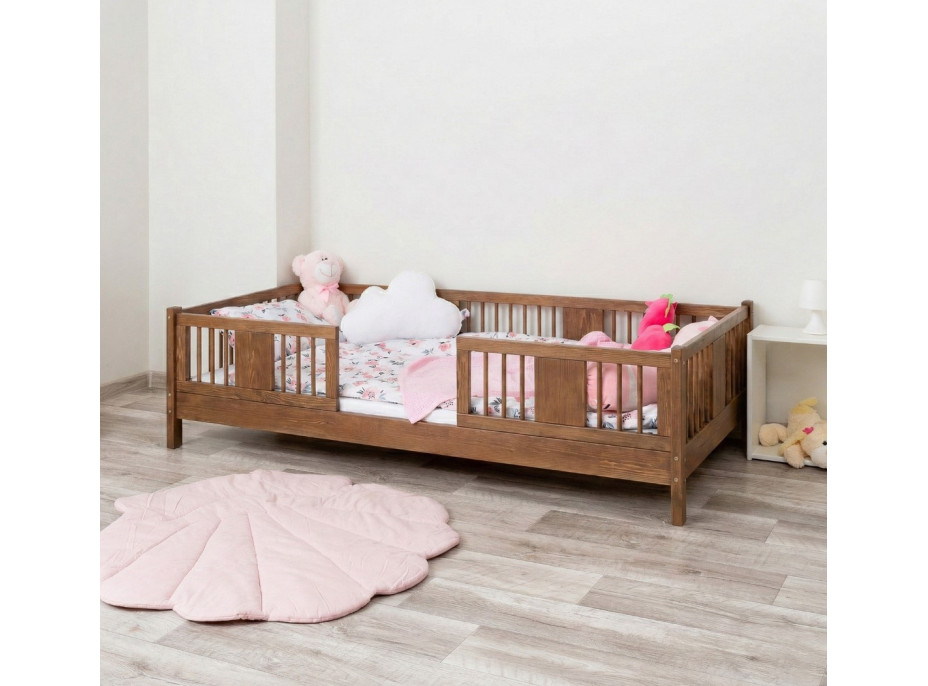 Dětská postel z masivu borovice LUNA 10 - 160x80 cm