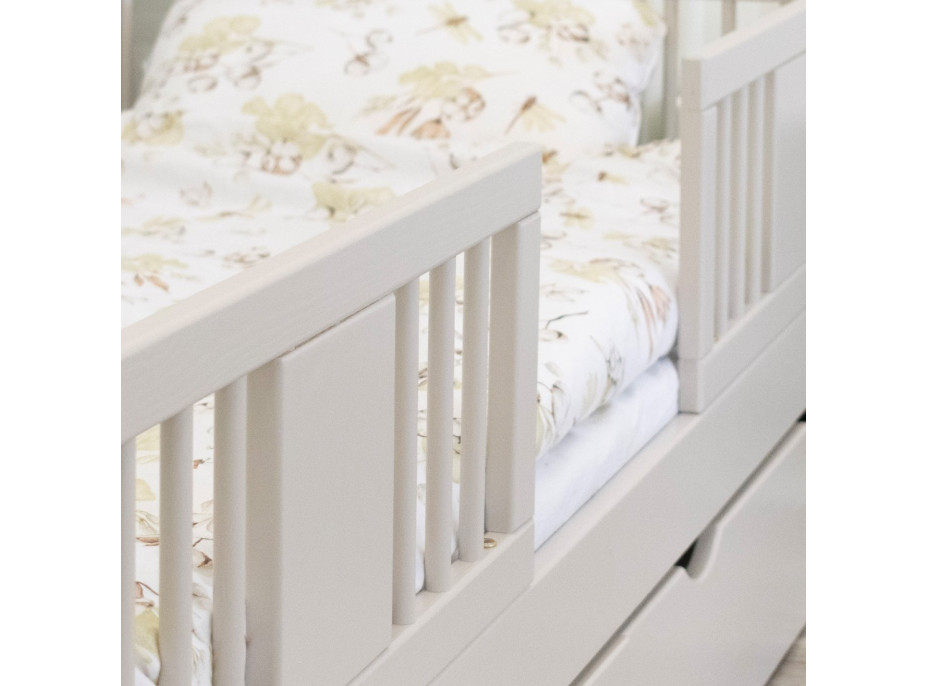 Dětská postel z masivu borovice LUNA 20 - 160x80 cm