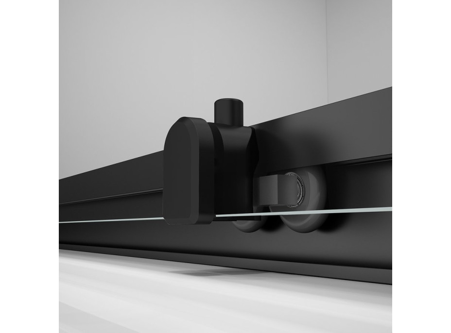 Polysan EASY BLACK obdélníkový sprchový kout 1000x800mm, čiré sklo L/P varianta EL1015B-02