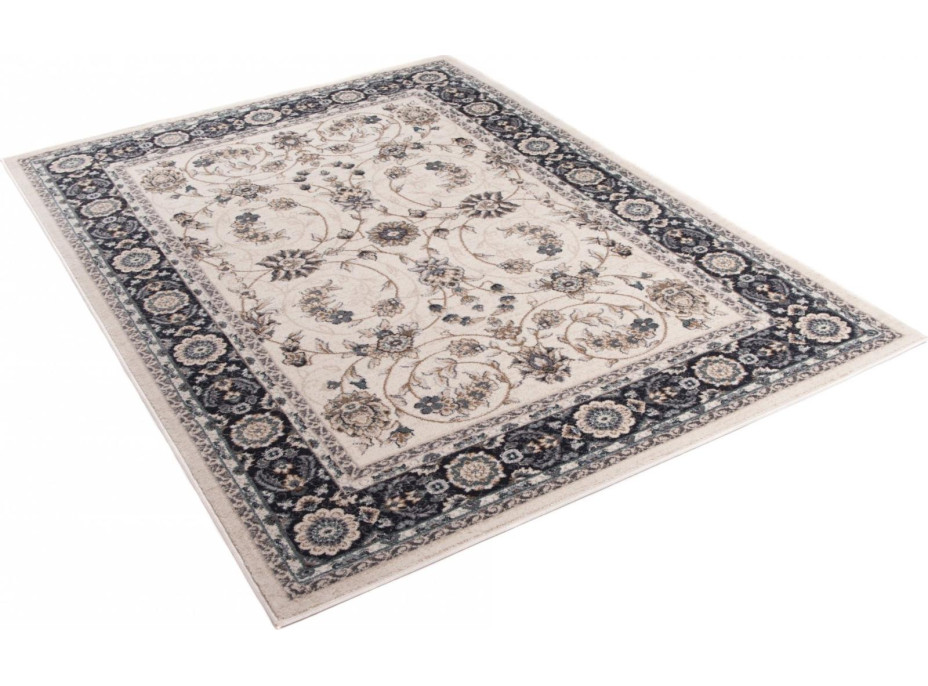 Kusový koberec COLORADO Rim - bílý/modrý, 120x170 cm