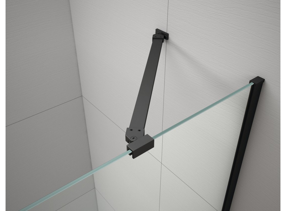 Gelco TRINITY BLACK obdélníkový sprchový kout 1000x900mm, čiré sklo, pravé GT5690-10CR-B