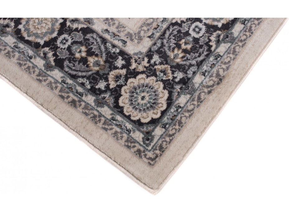 Kusový koberec COLORADO Rim - bílý/modrý, 120x170 cm