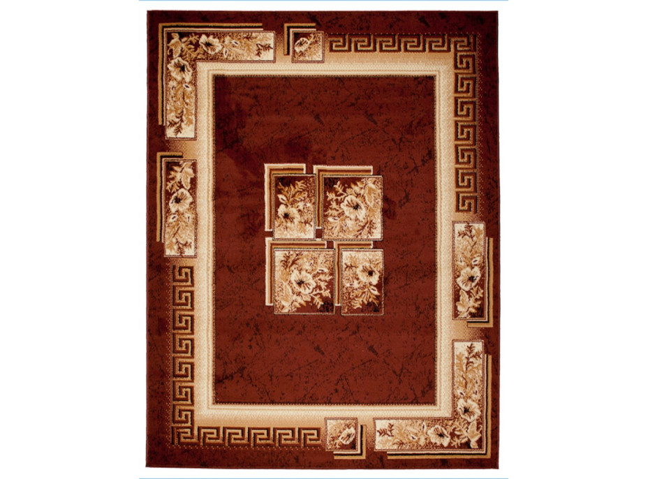 Kusový koberec ATLAS quatro - hnědý/béžový, 180x250 cm