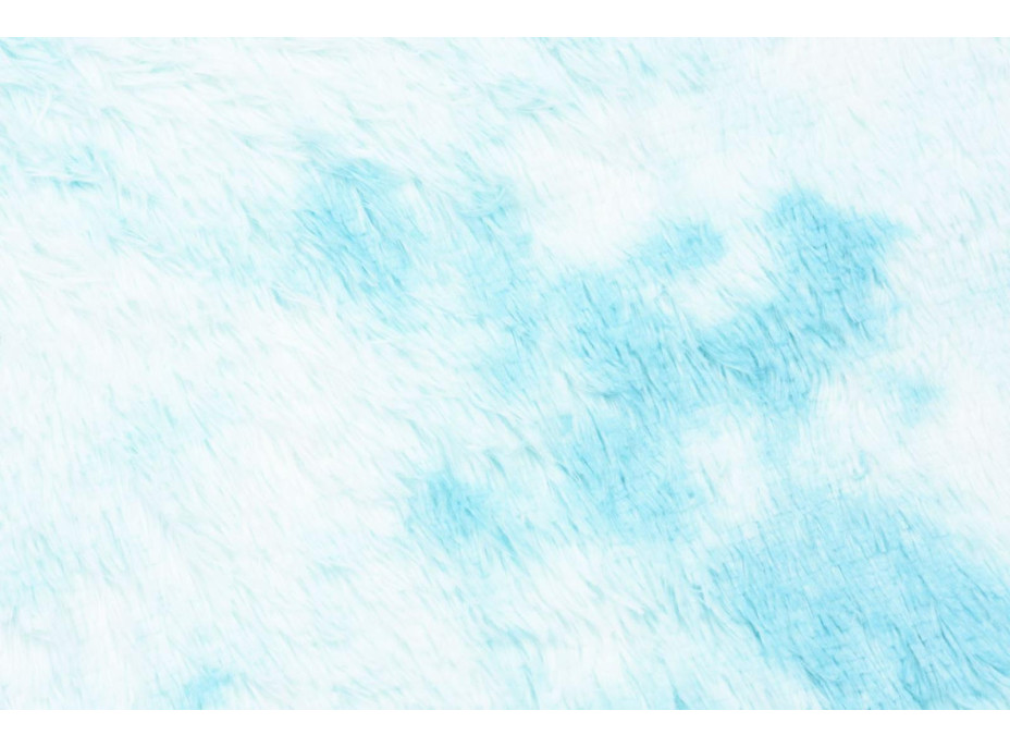 Plyšový koberec SILK Ombre - MODRÝ, 160x230 cm