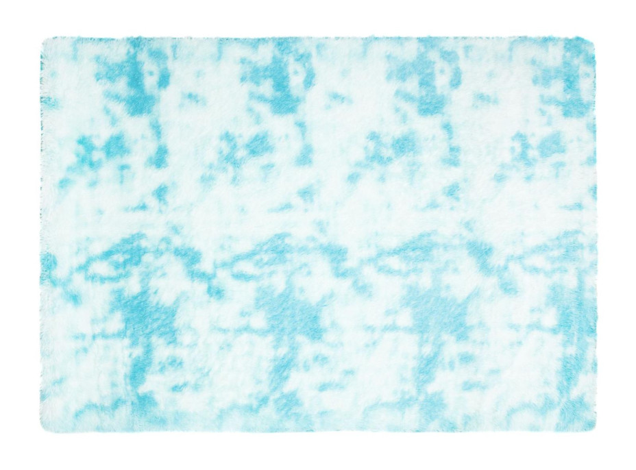 Plyšový koberec SILK Ombre - MODRÝ, 160x230 cm