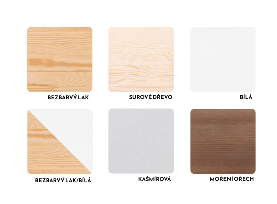 Dětská domečková Montessori postel z masivu borovice LUNA S - 200x90 cm