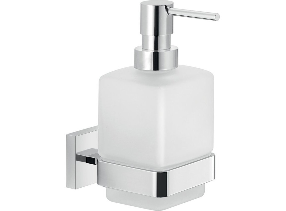 Gedy ELBA dávkovač mýdla, mléčné sklo, chrom A08113