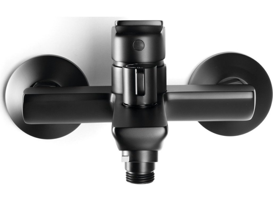 Aqualine SINTRA nástěnná vanová baterie, černá mat SX010B