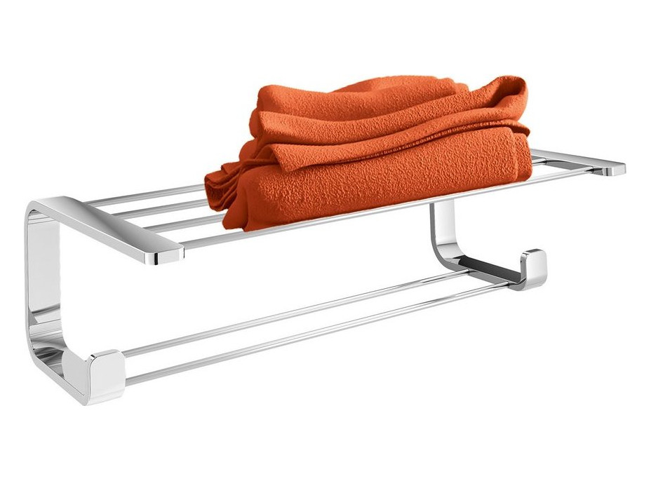 Gedy OUTLINE police na ručníky s hrazdou, chrom 323513