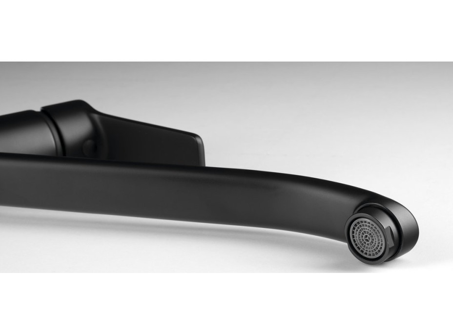 Aqualine SINTRA stojánková dřezová baterie, černá mat SX070B