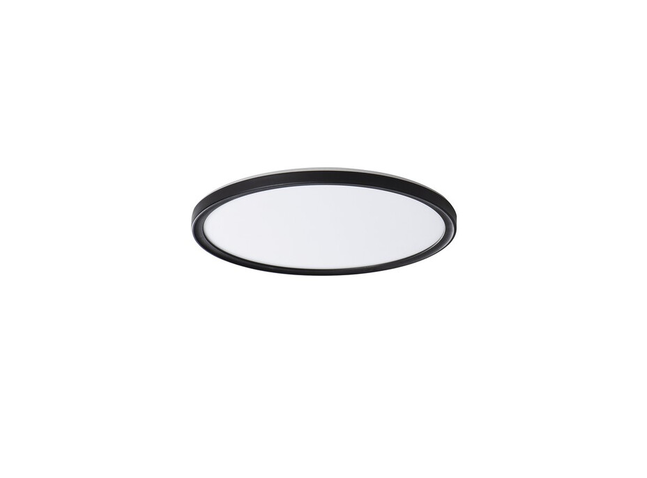 KANLUX AZPO stropní LED svítidlo, ø 225mm, 11, 8W, 3000/4000/6000K, IP54, černá mat 31513