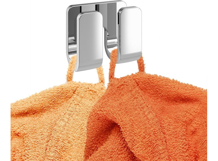 Gedy OUTLINE dvojitý háček, chrom 322813