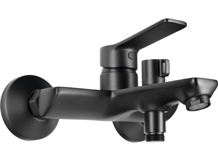 Aqualine SINTRA nástěnná vanová baterie, černá mat SX010B