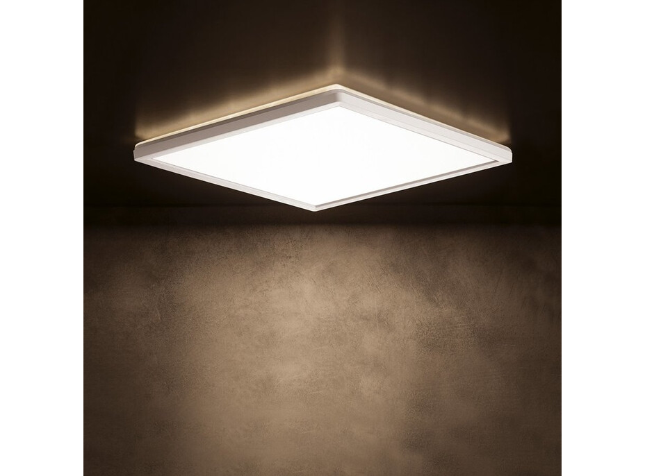 KANLUX AZPO stropní LED svítidlo, 225x225mm, 12, 3W, 3000/4000/6000K, IP54, bílá 31530