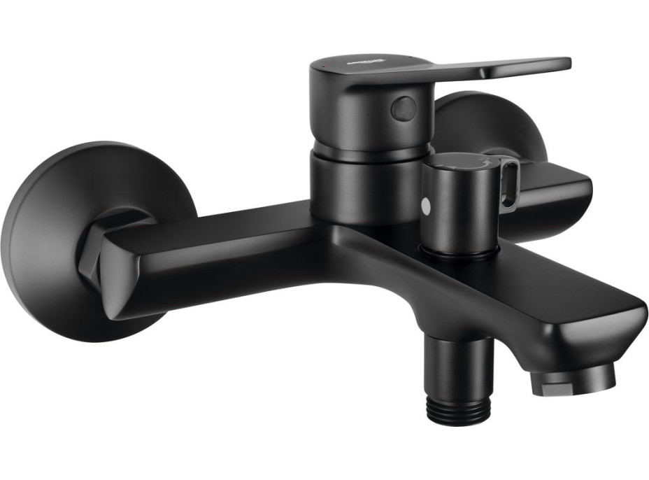 Aqualine SINTRA nástěnná vanová baterie, černá mat SX010B
