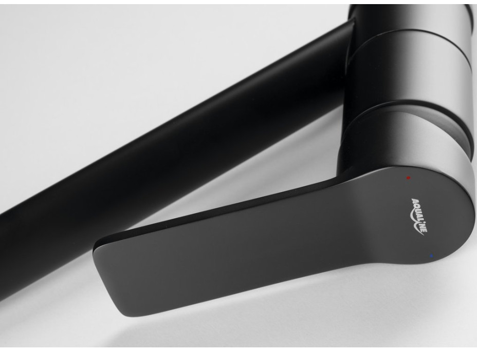 Aqualine SINTRA stojánková dřezová baterie, černá mat SX070B