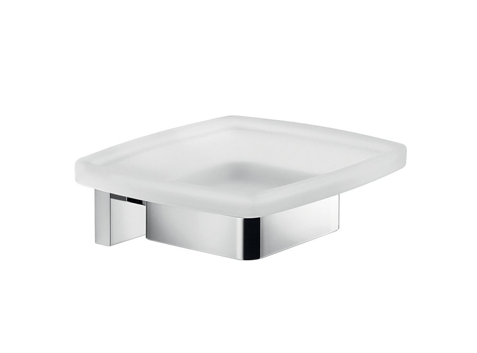 Gedy ELBA mýdlenka, mléčné sklo, chrom A01113