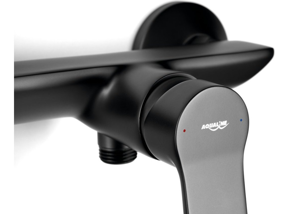 Aqualine SINTRA nástěnná sprchová baterie, černá mat SX011B