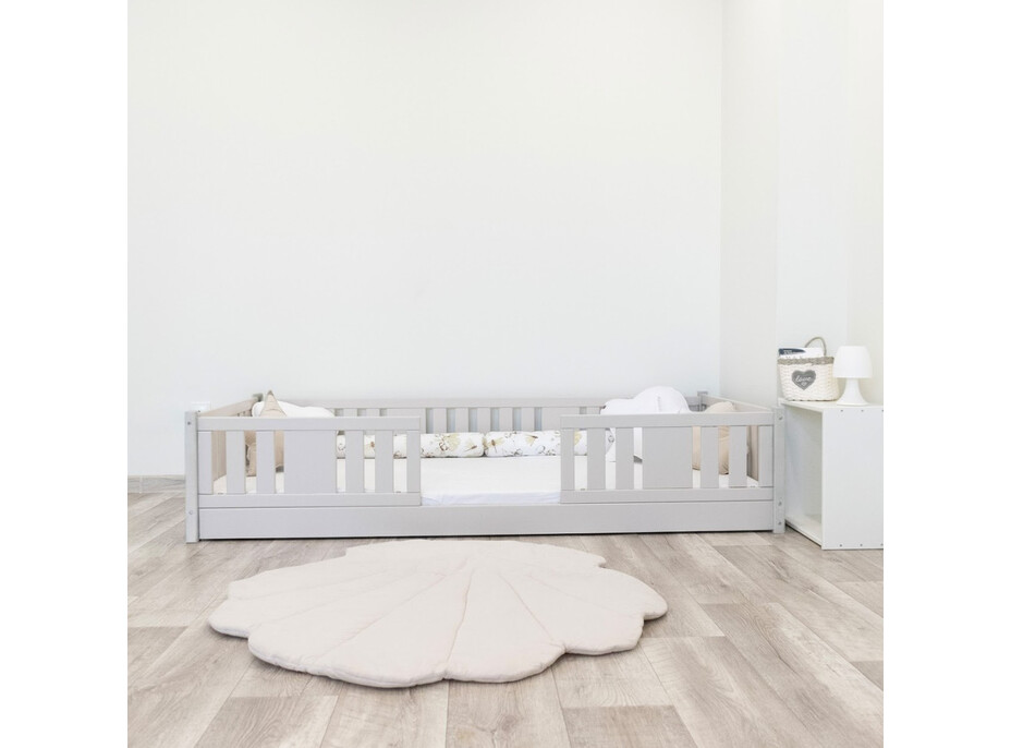 Dětská Montessori postel z masivu borovice NIKO - 160x80 cm